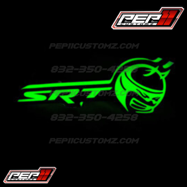 SRT HORNED BEE LED Emblem RGB and Flow patterns - Image 2