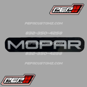 MOPAR LED Emblem RGB and Flow patterns