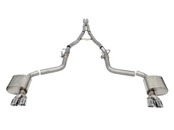 Corsa Performance Xtreme Valved Cat-Back Exhaust with Polished Tips - 15-23 6.4L HEMI Challenger
