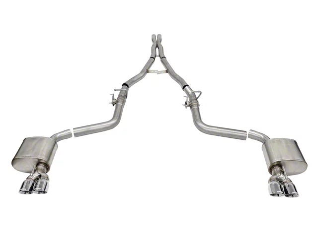 Corsa Performance Xtreme Valved Cat-Back Exhaust with Polished Tips - 15-23 6.4L HEMI Challenger