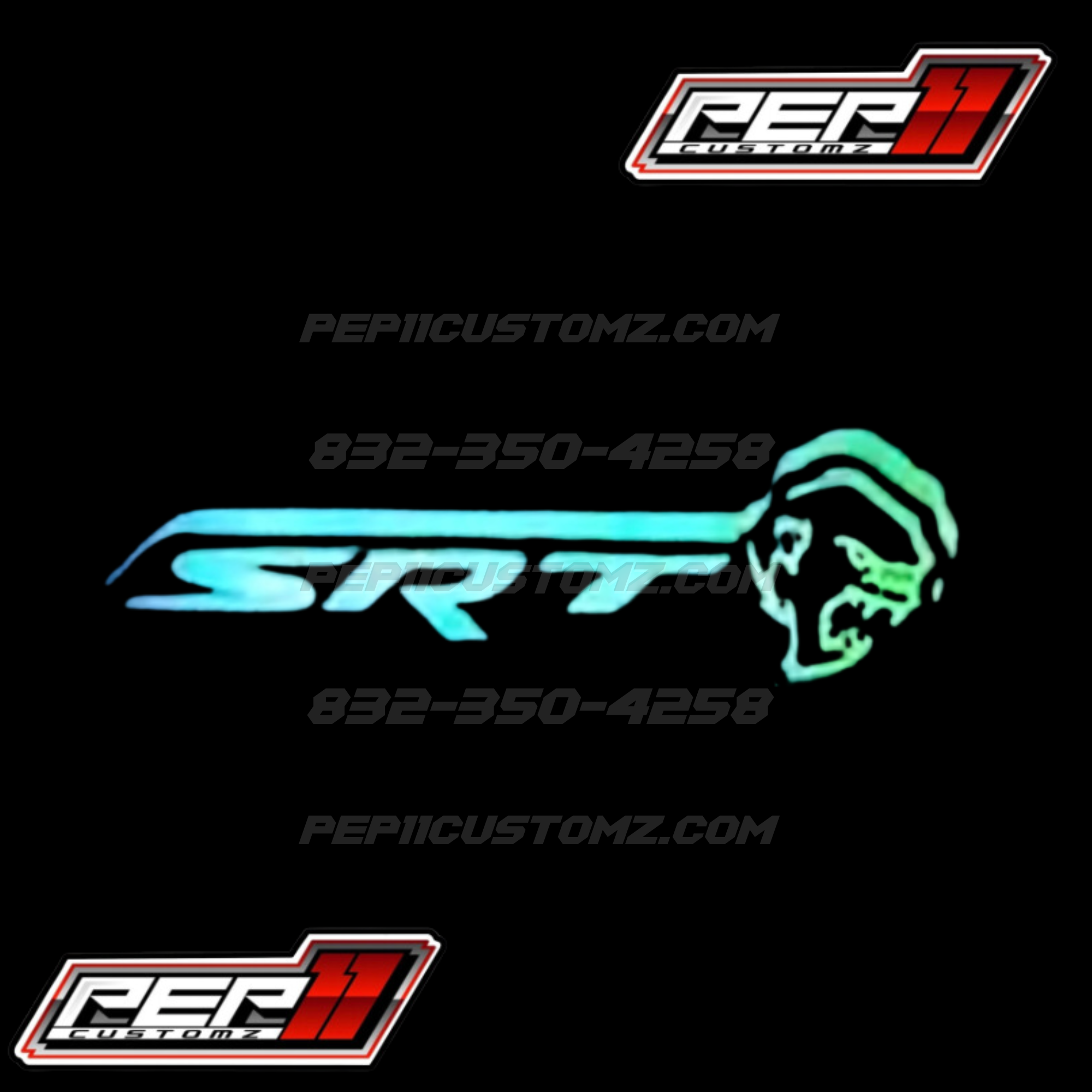 SRT GORILLA STYLE LED Emblem RGB and Flow patterns