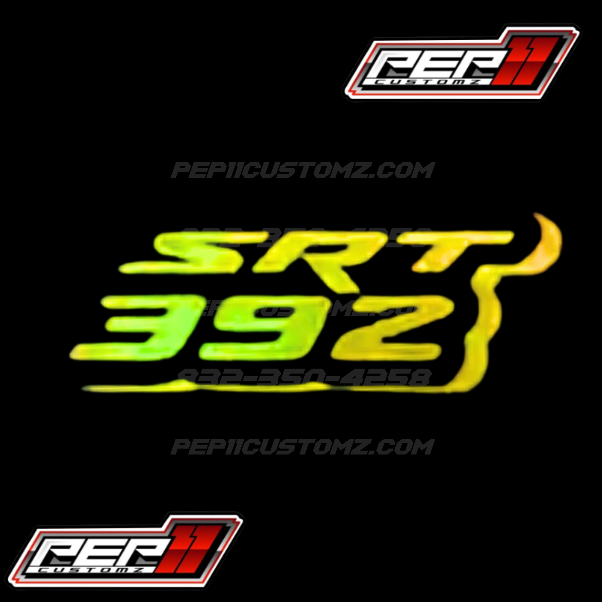SRT 392 STYLE LED Emblem RGB and Flow patterns