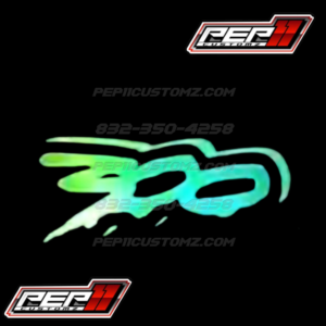 300 SPLATTER STYLE LED Emblem RGB and Flow patterns *PRESALE