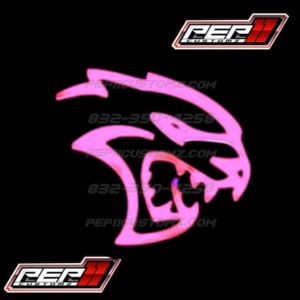 HELLCAT STYLE LED FENDER Emblem RGB and Flow patterns *PRESALE