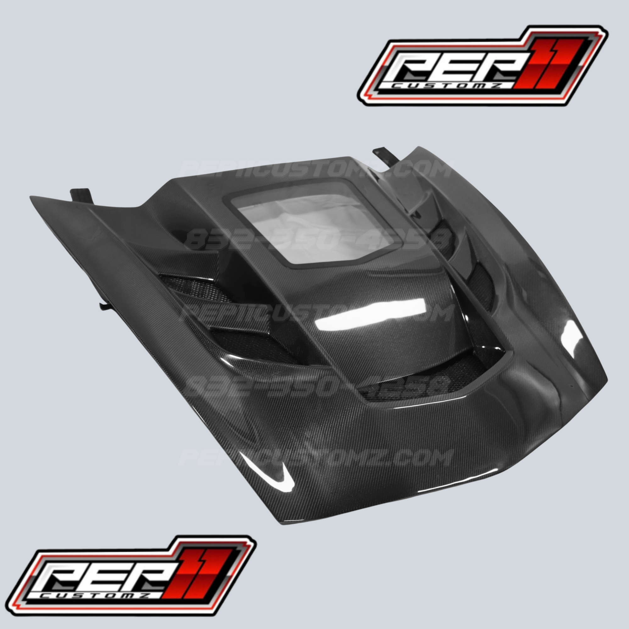 CT5 Carbon Fiber Viper / Terminator Style With Glass *WE DO NOT OFFER SHIPPING FOR HOODS OR BUMPERS*