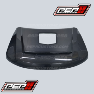 **PRESALE** Jeep Carbon Fiber Demon Style Hood With Glass 15+ *WE DO NOT OFFER SHIPPING FOR HOODS OR BUMPERS*