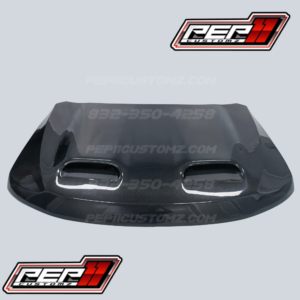 **PRESALE** Jeep Carbon Fiber Redeye Style Hood With Glass 15+ *WE DO NOT OFFER SHIPPING FOR HOODS OR BUMPERS*