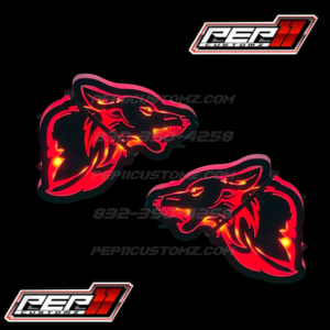 COYOTE STYLE LED FENDER Emblem RGB and Flow patterns