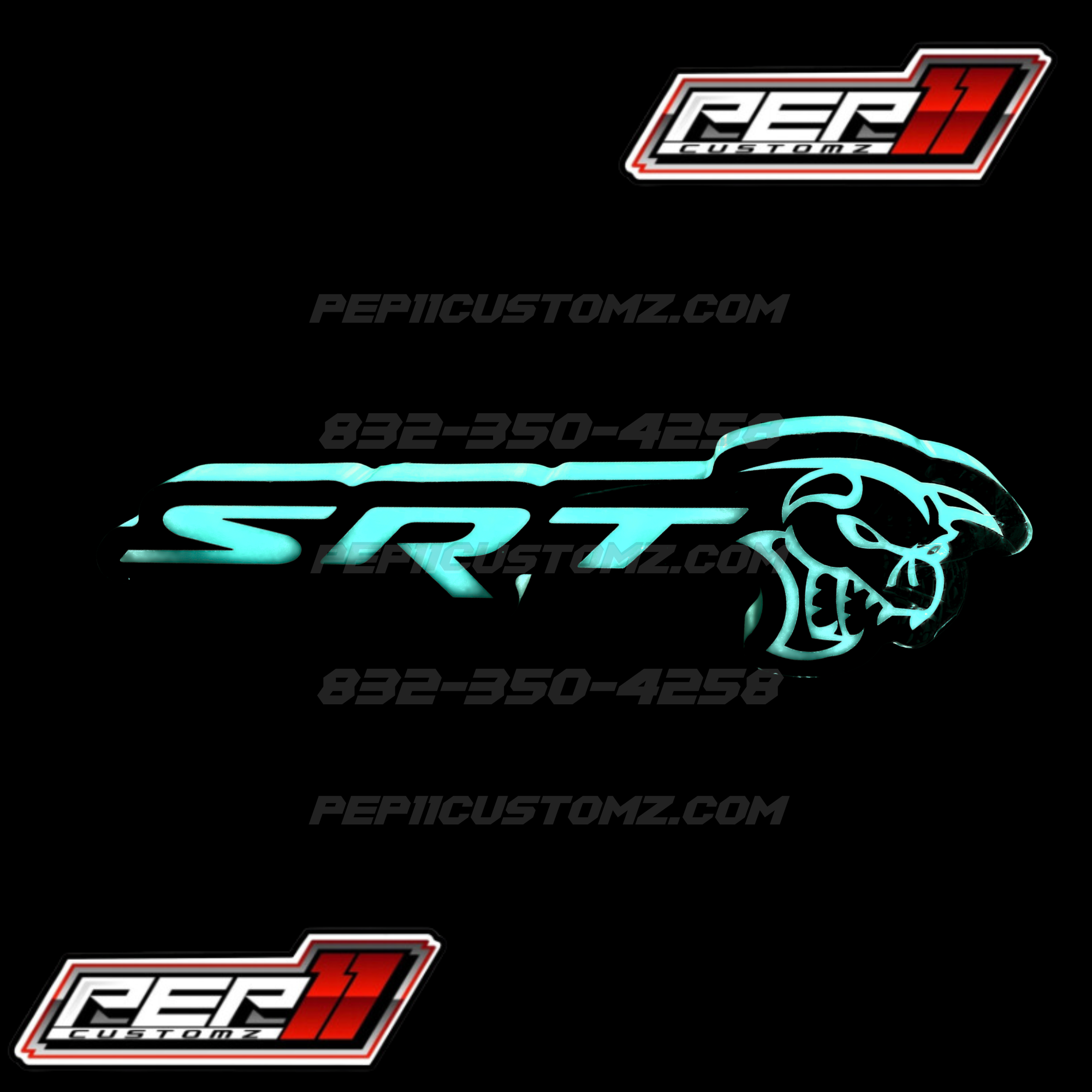 SRT GHOUL LED Emblem RGB and Flow patterns