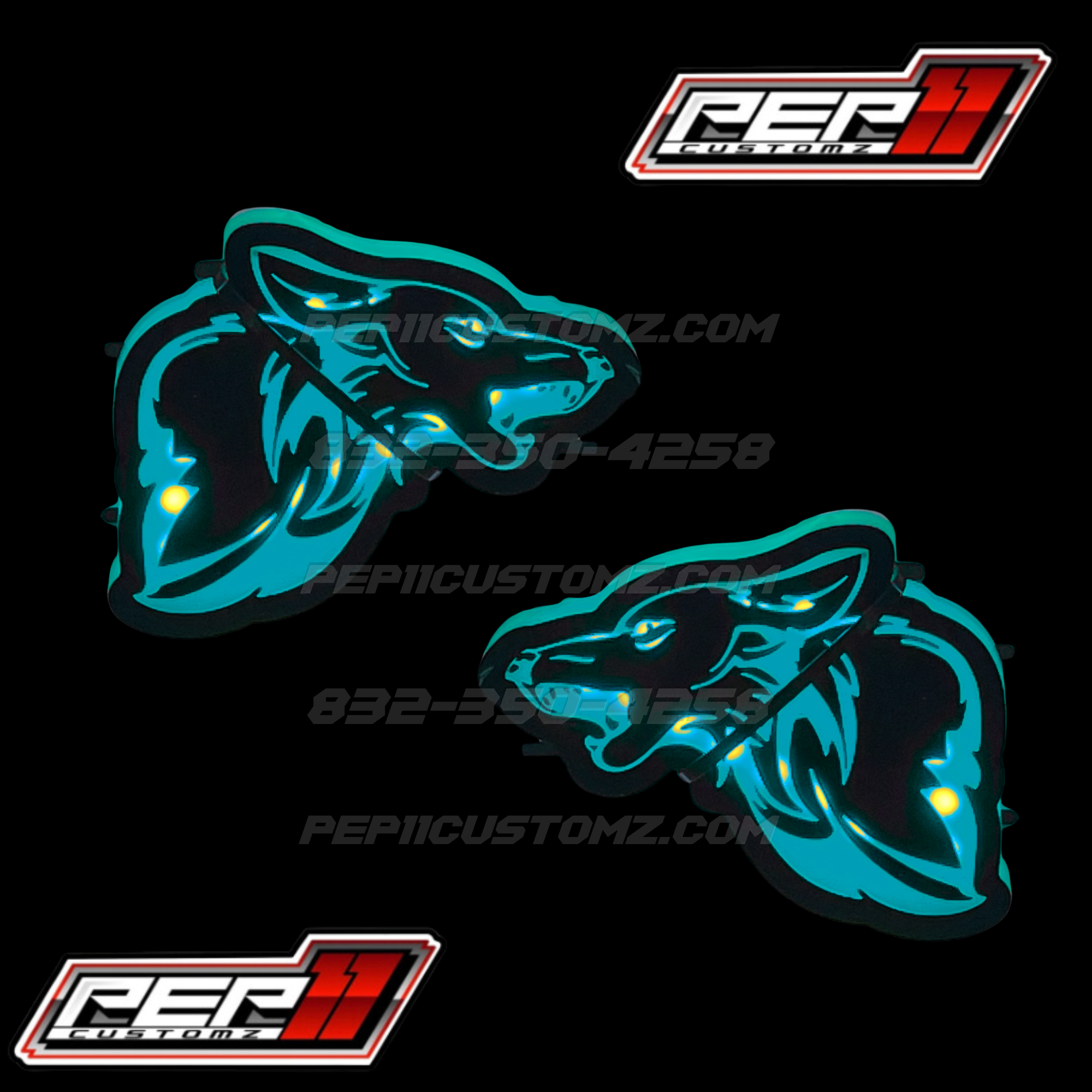 COYOTE STYLE LED FENDER Emblem RGB and Flow patterns - Image 2