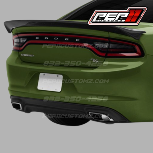 Charger *REAL CARBON FIBER Anderson Composites Type-OE SRT Performance Style Rear Spoiler 2015-2023 - Image 3