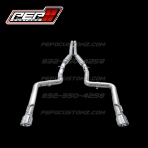 CHARGER 15-23 6.4L HEMI AWE Track Edition Cat-Back Exhaust with Chrome Silver Tips