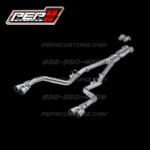 17-23 5.7L HEMI Challenger MBRP Armor Lite Cat-Back Exhaust with Polished Tips; Race Version