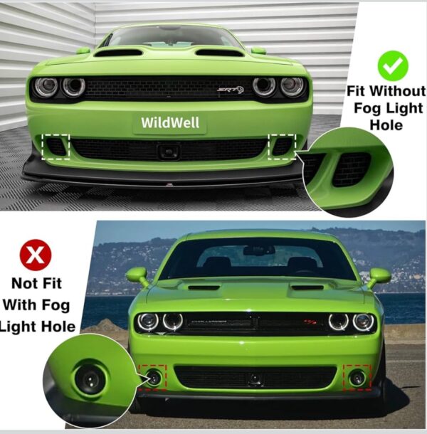 Lower Grille Replacements for Challenger Front Bumper 2015-2023 - Image 2