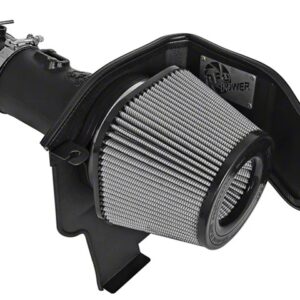 AFE Magnum FORCE Stage-2 Cold Air Intake with Pro DRY S Filter; Black
