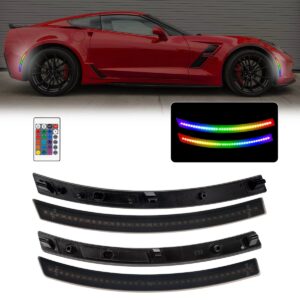 C7 Corvette Smoked RGB Solid Color Change Side Markers / Reflectors