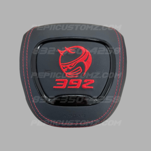 392 Angry Bee Red Stitch / Leather Cover