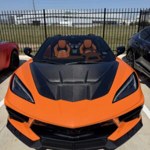 C8 ZR1 carbon single sides hood